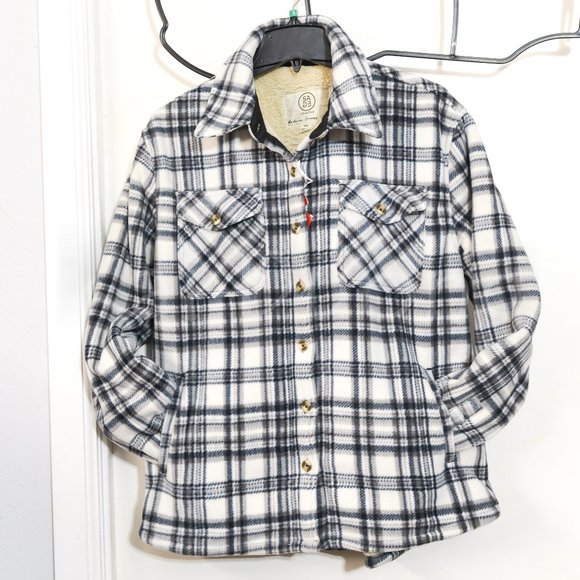 Sage Ladies' Plush Shirt Jacket WHITE - Picture 5 of 8